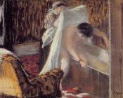 埃德加 德加 : Woman Leaving Her Bath